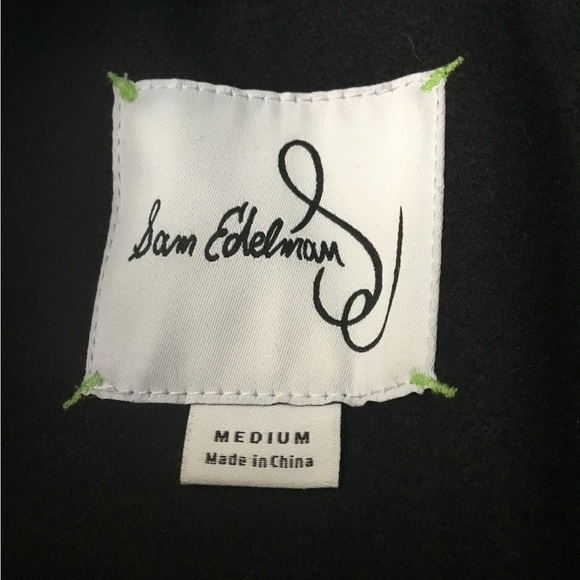 SAM EDELMAN LONGLINE BELTED WRAP COAT M - Picture 9 of 16